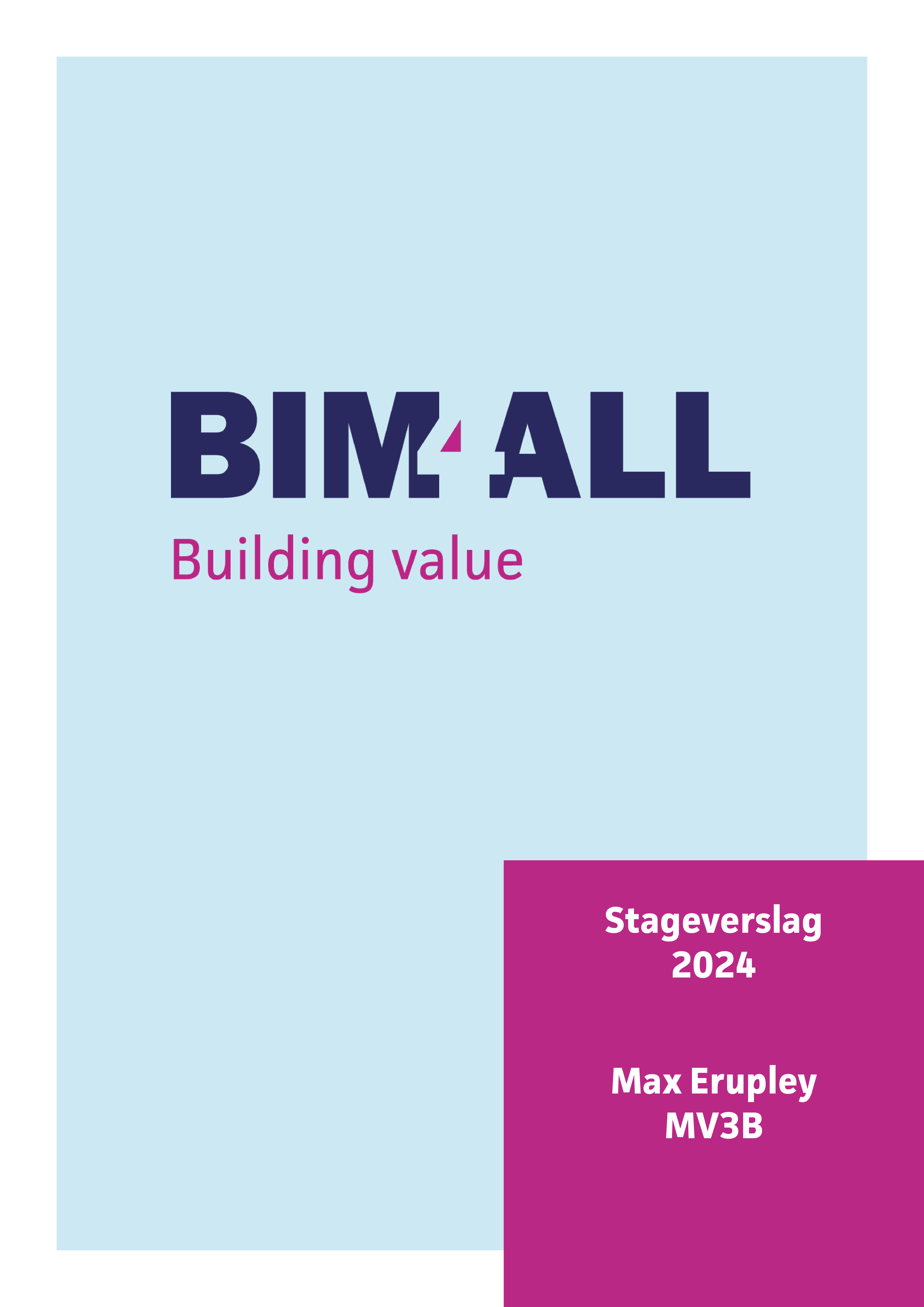 Verslag BIM4ALL